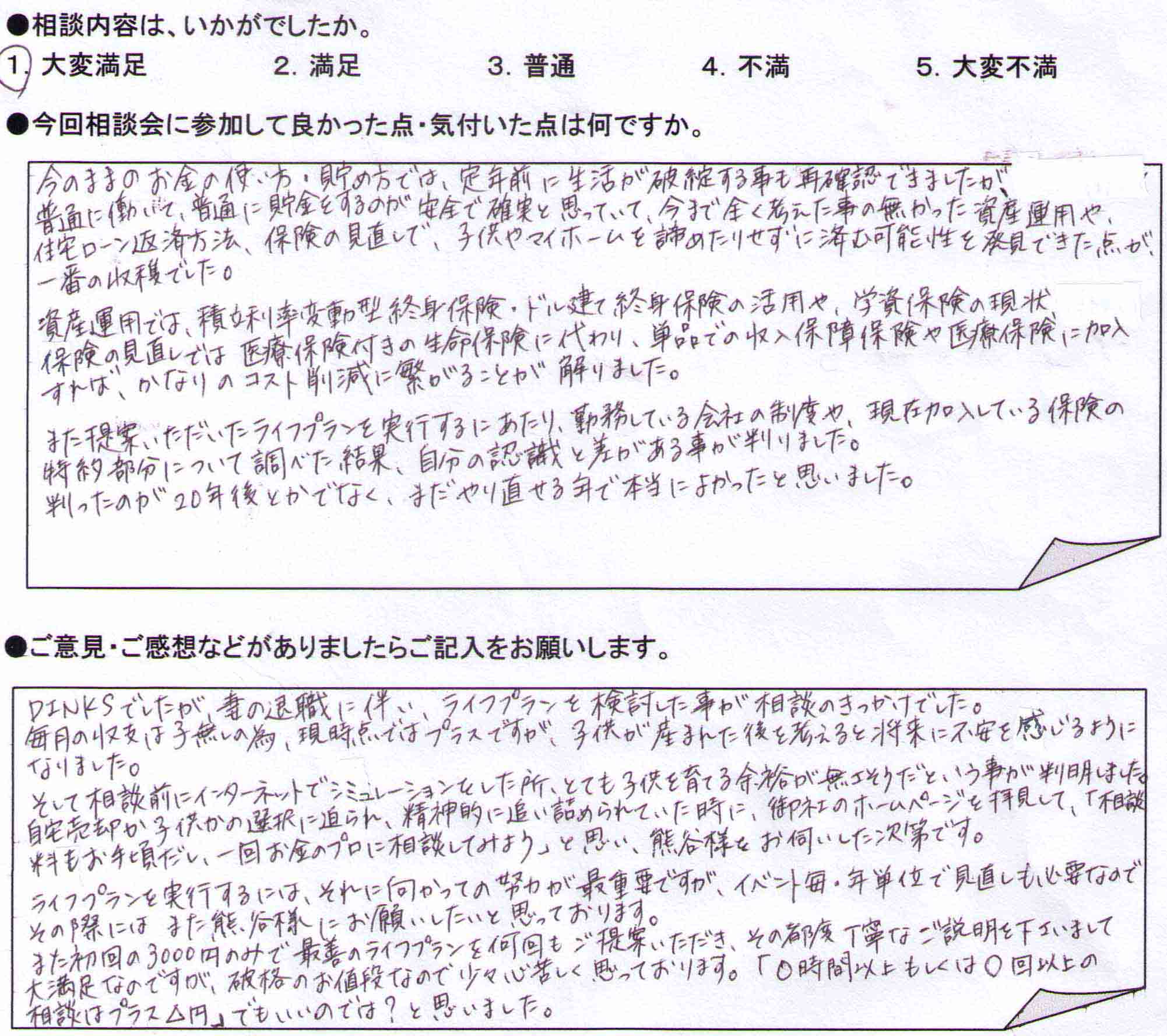 ご相談者の声